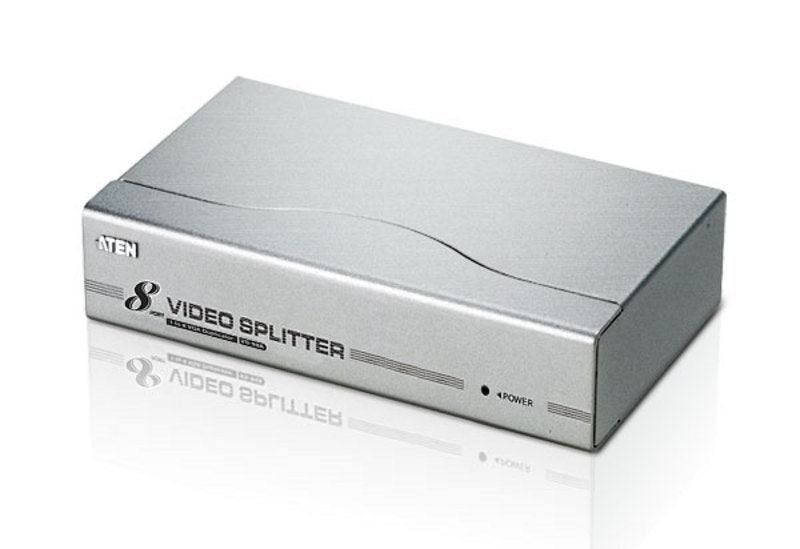 Aten Video Splitter 8 Port VGA Splitter 350Mhz, 1920x1440@60Hz, Cascadable to 3 levels (Up to 512 Outputs) Aten Video Splitter 8 Port VGA Splitter 350Mhz, 1920x1440@60Hz, Cascadable to 3 levels (Up to 512 Outputs)